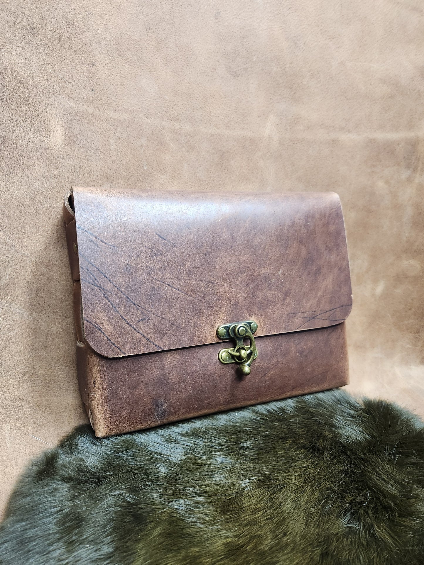 Laced Leather Bag