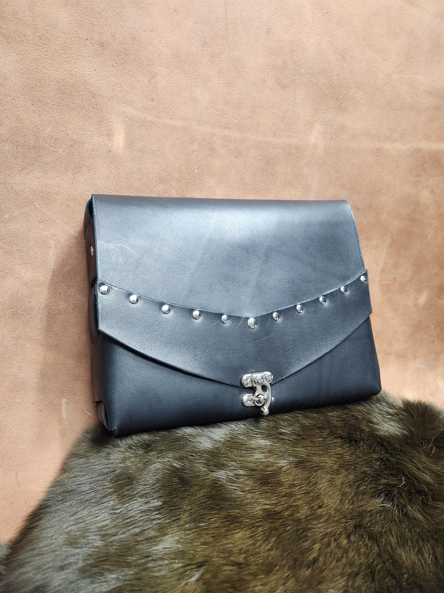 Laced Leather Bag
