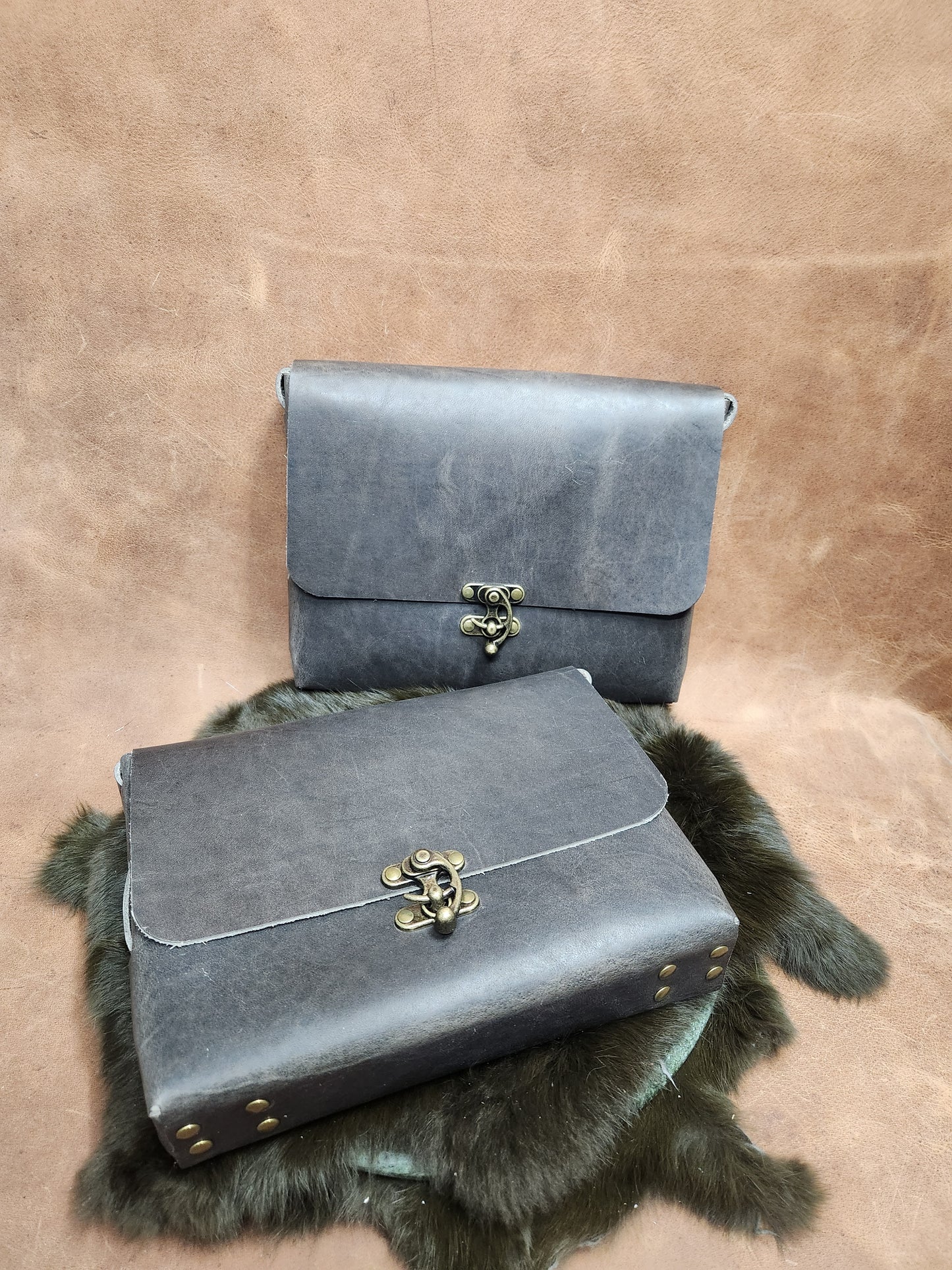 Laced Leather Bag