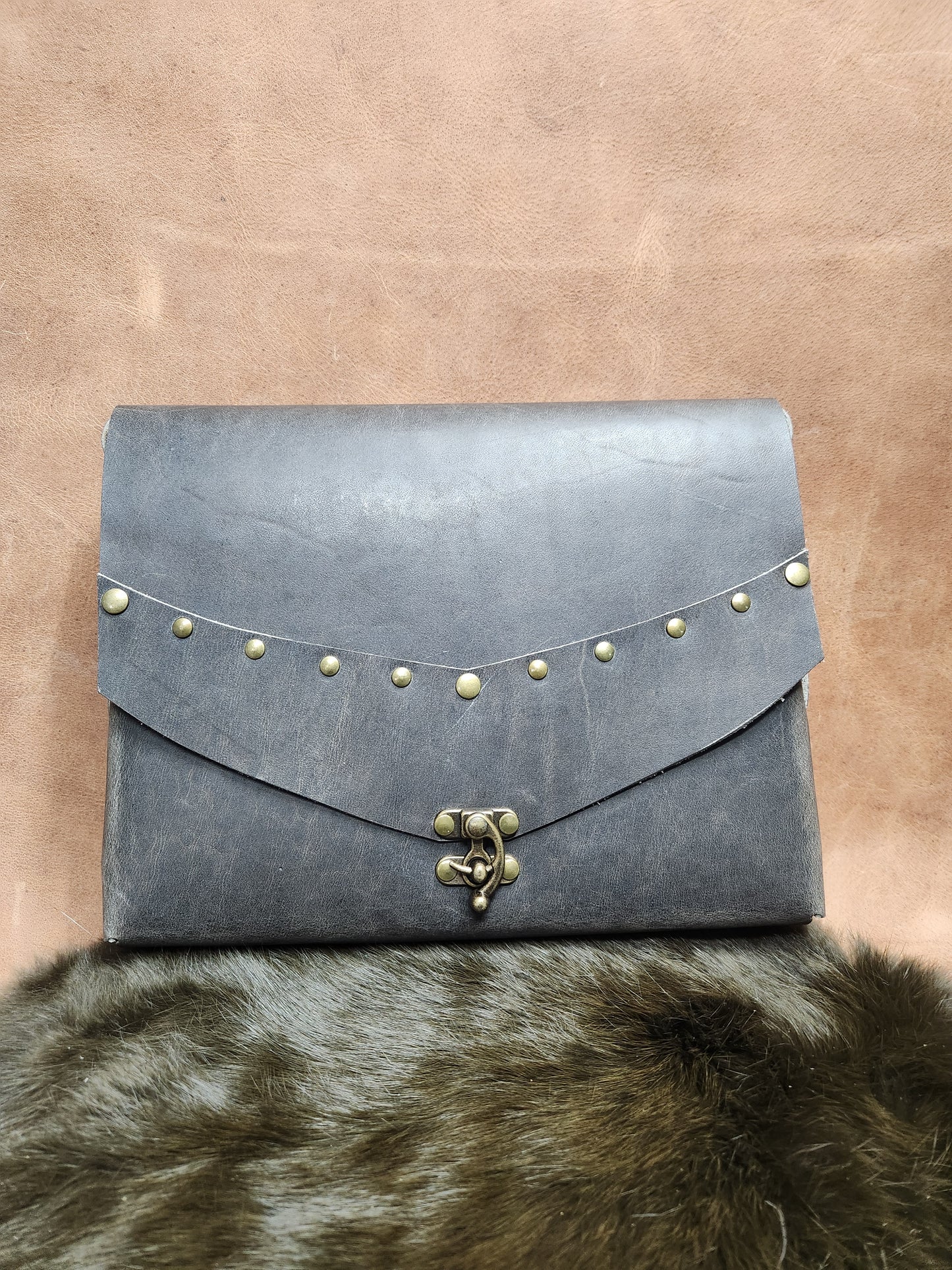 Laced Leather Bag