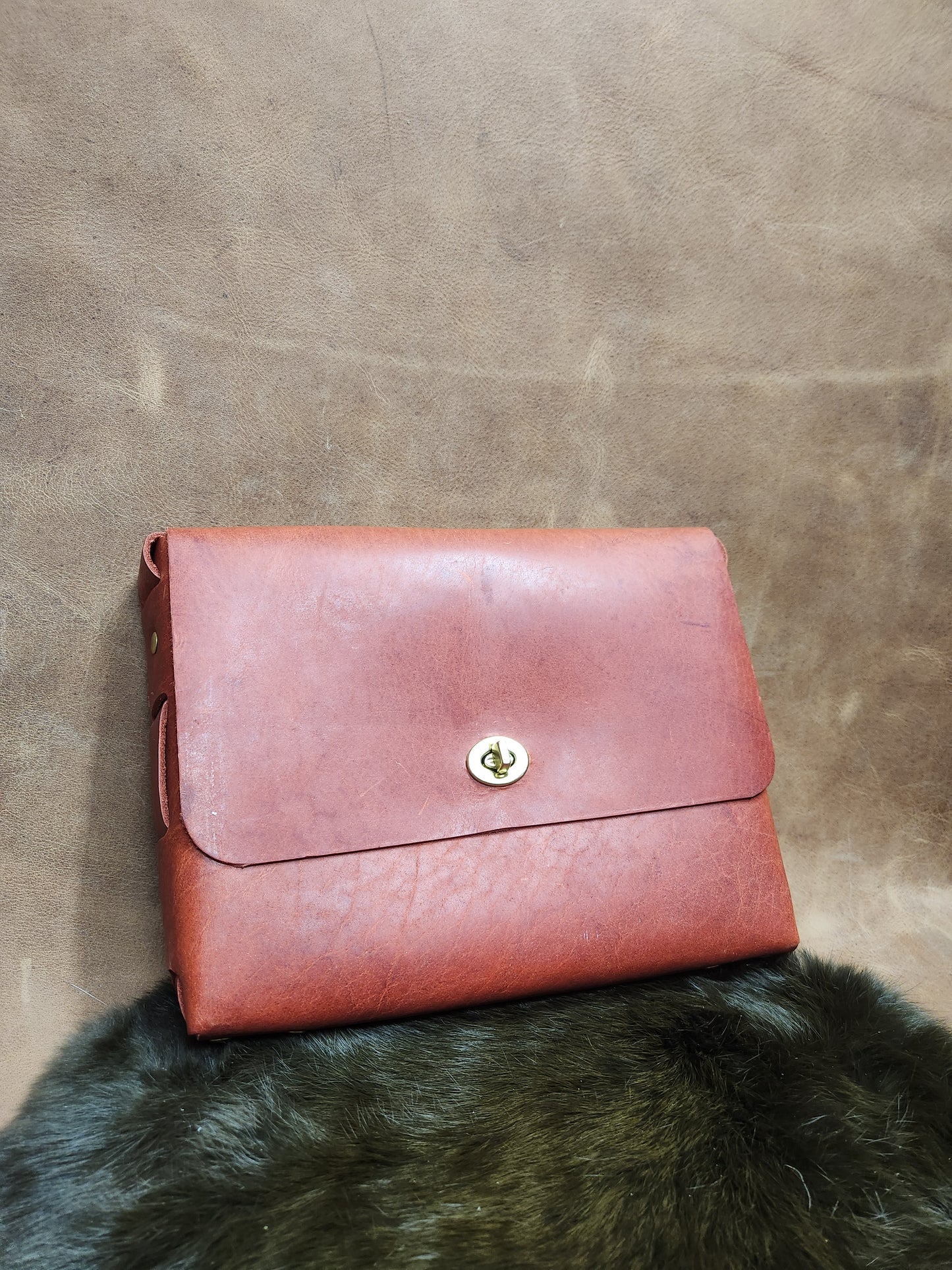 Laced Leather Bag