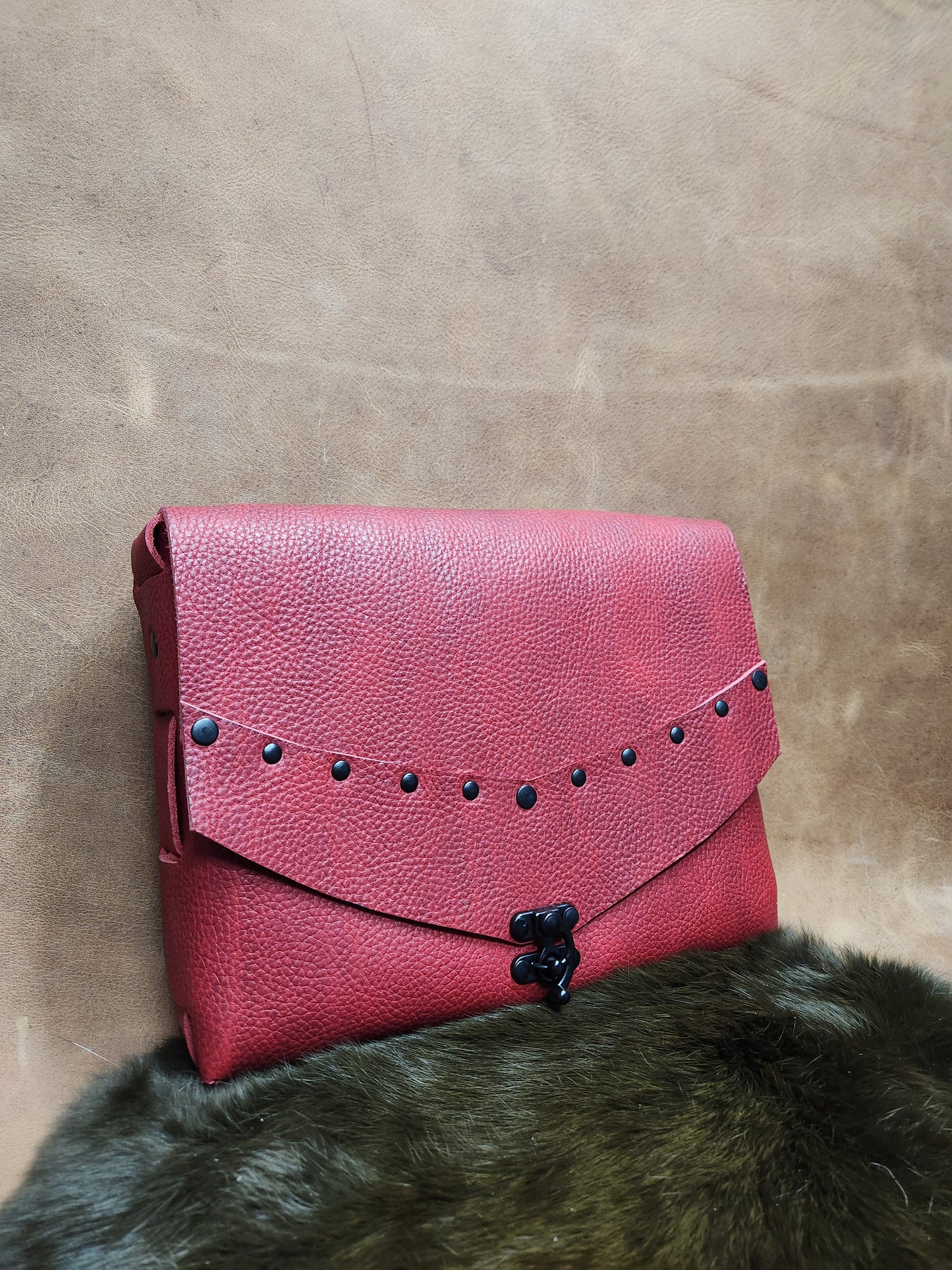 Laced Leather Bag