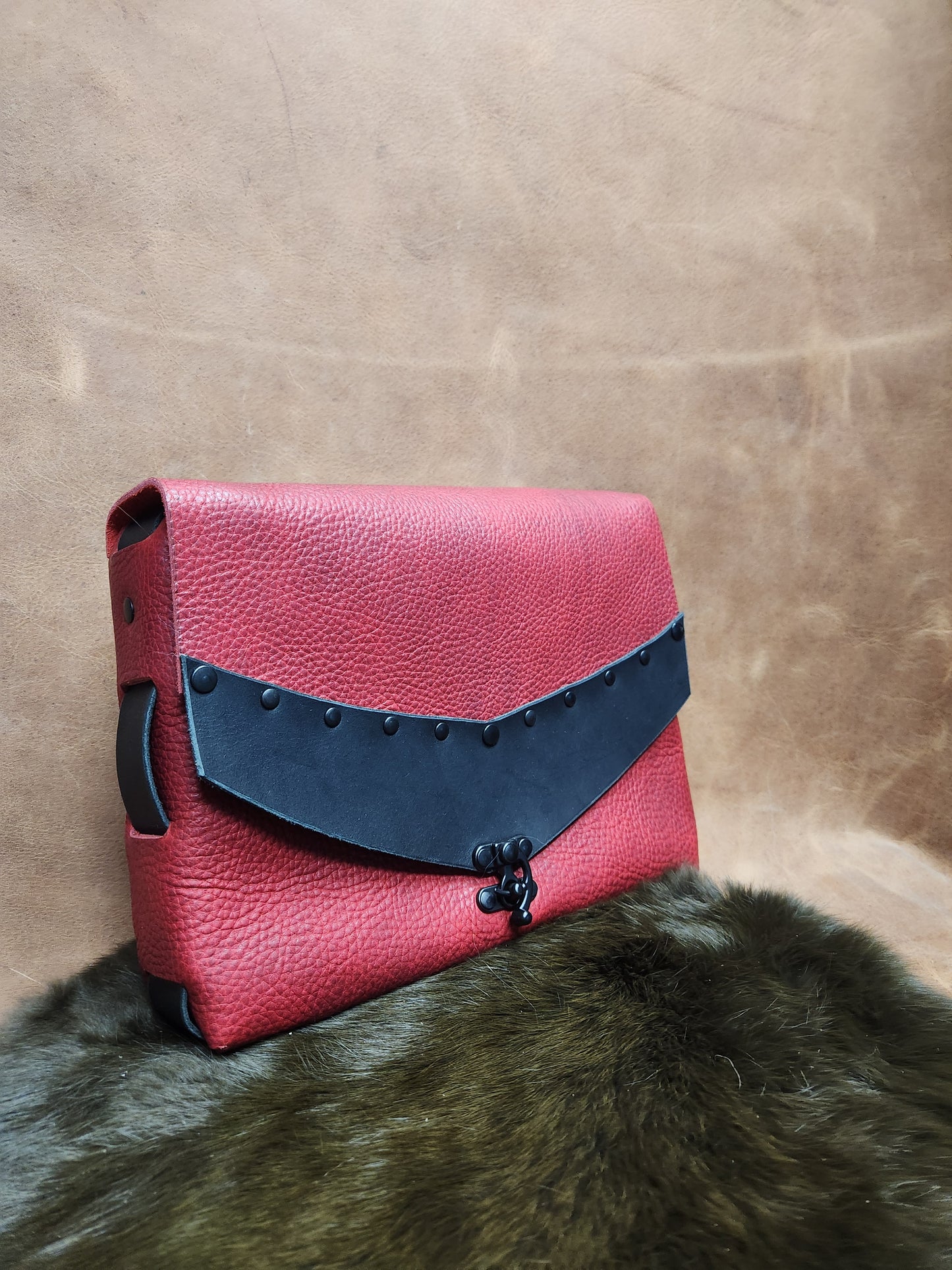 Laced Leather Bag