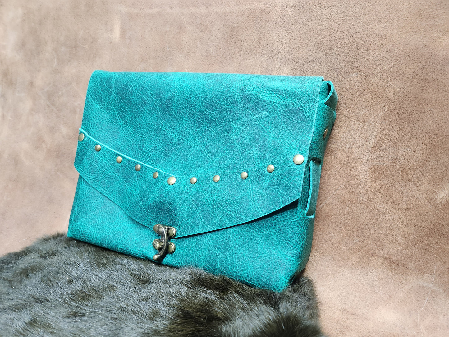 Laced Leather Bag