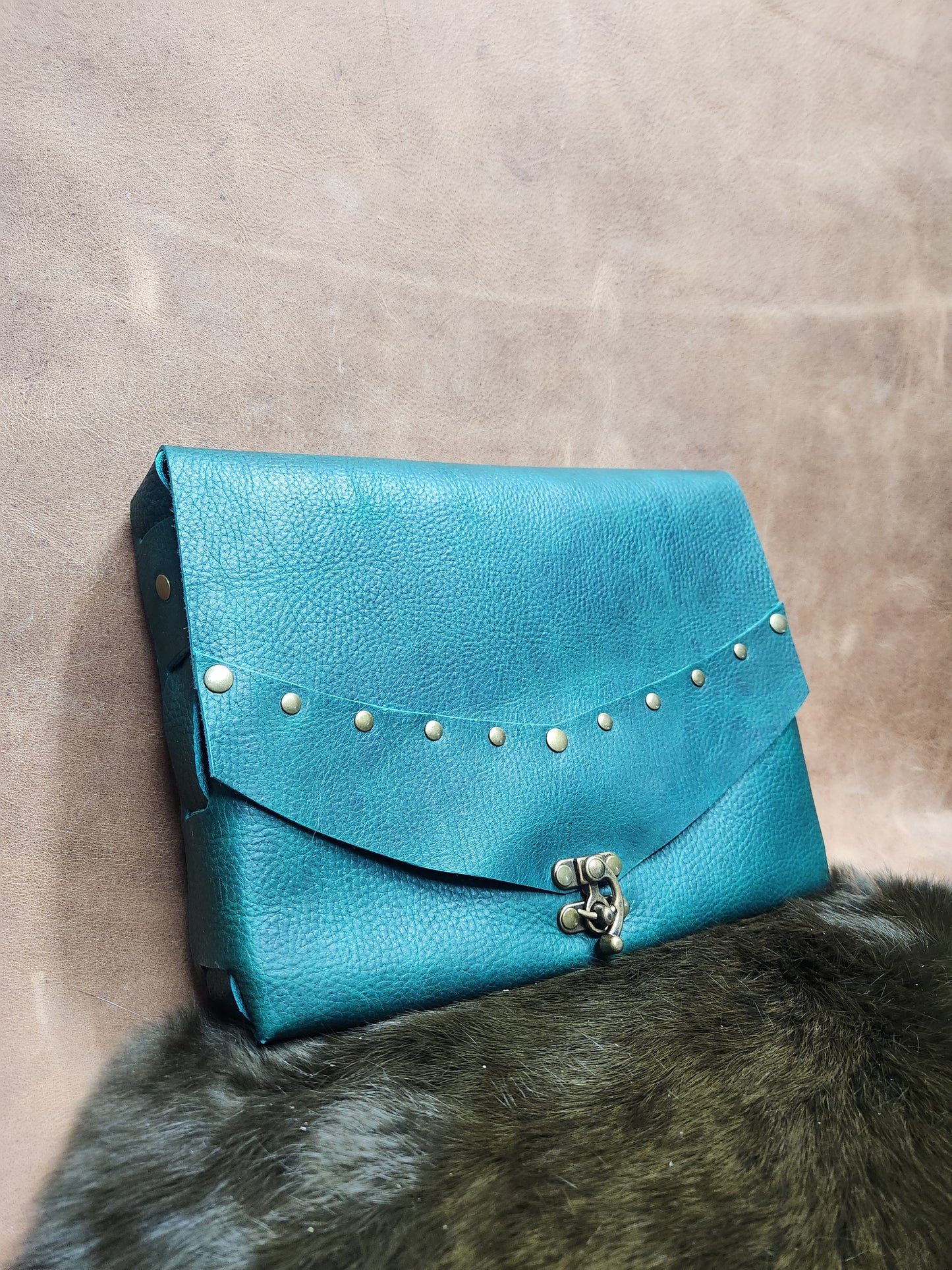 Laced Leather Bag