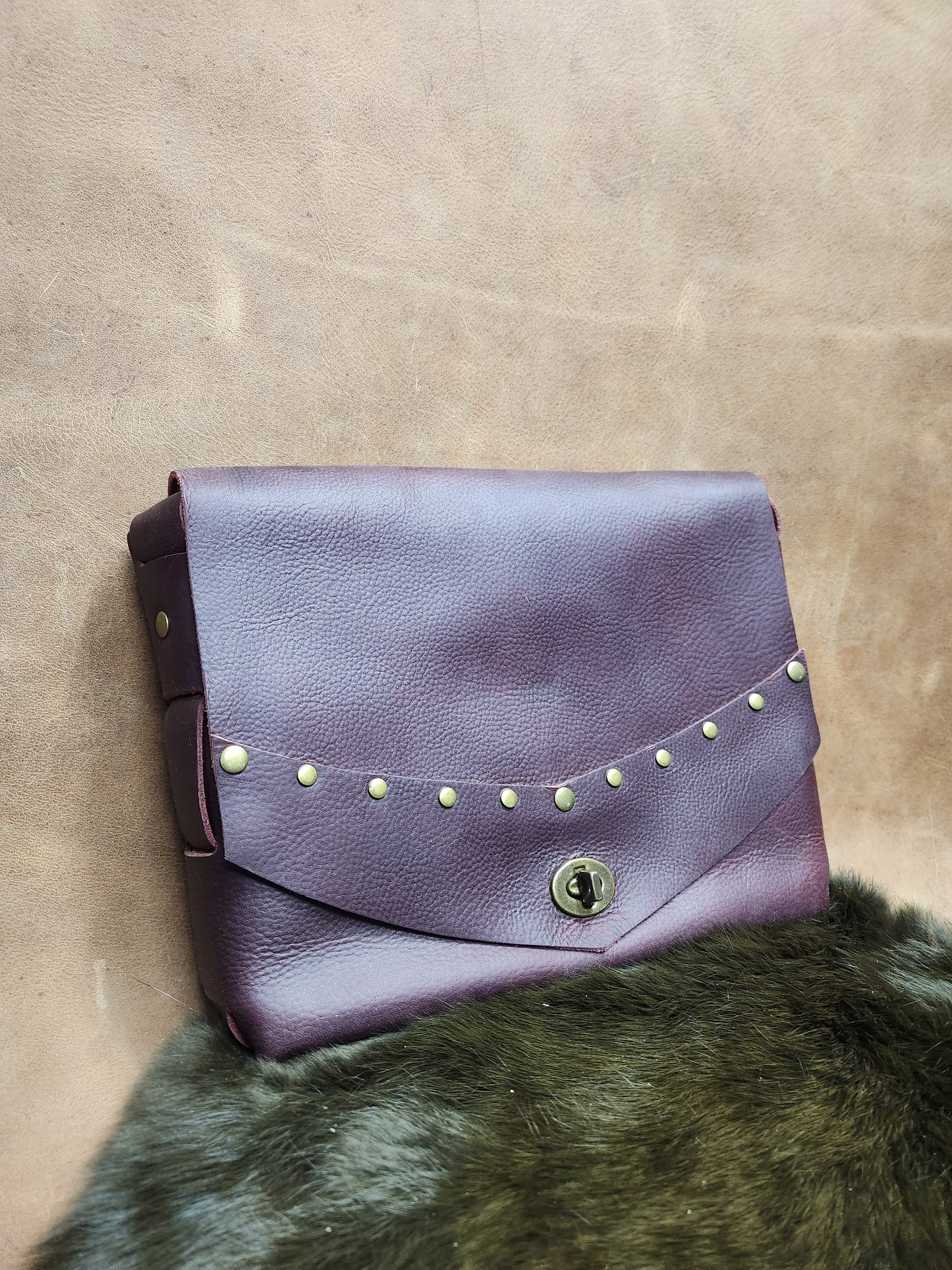 Laced Leather Bag