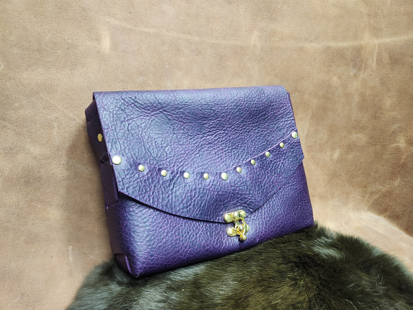Laced Leather Bag
