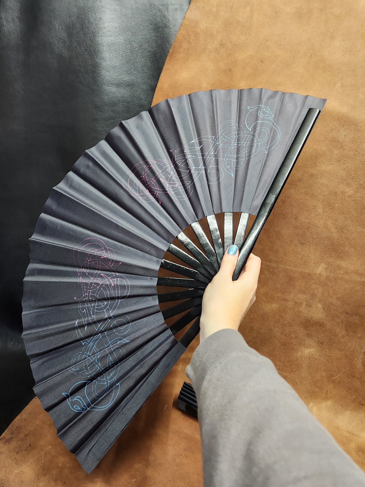 Rabid Llama Clacker Fan (with or without leather holster)