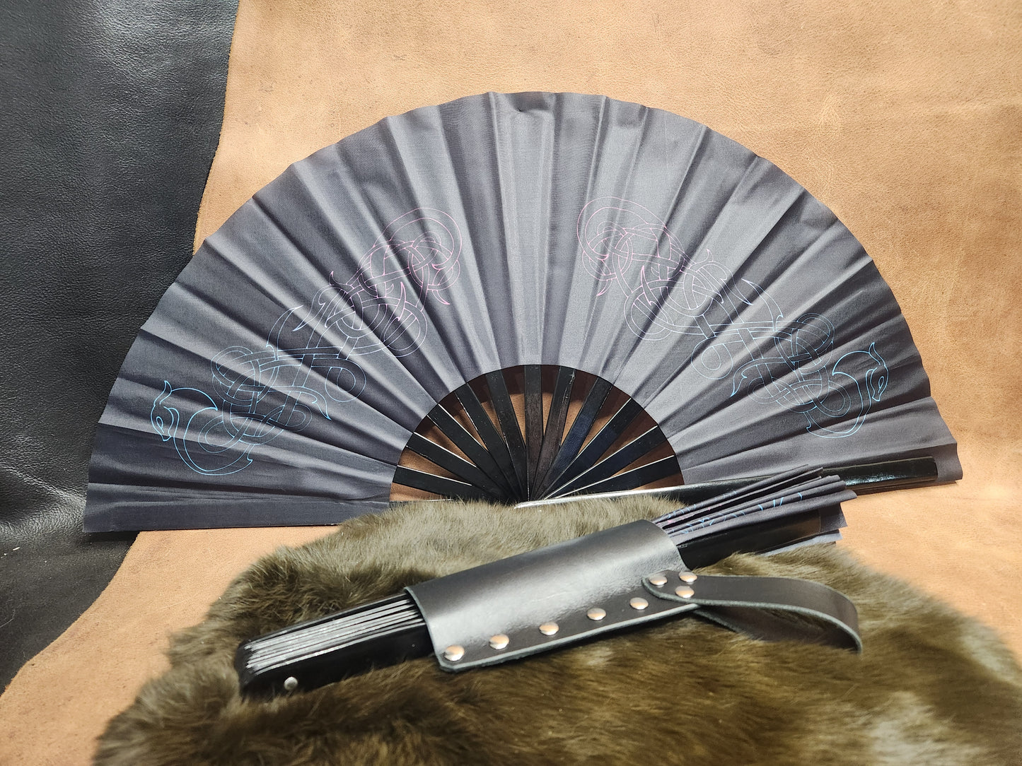Rabid Llama Clacker Fan (with or without leather holster)