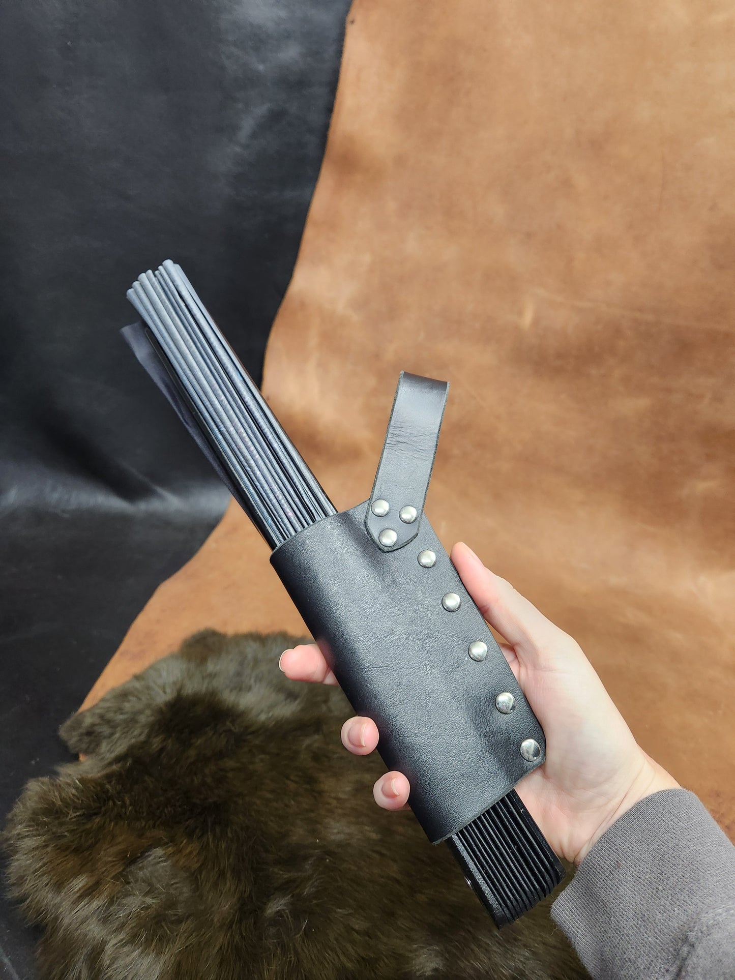 Rabid Llama Clacker Fan (with or without leather holster)