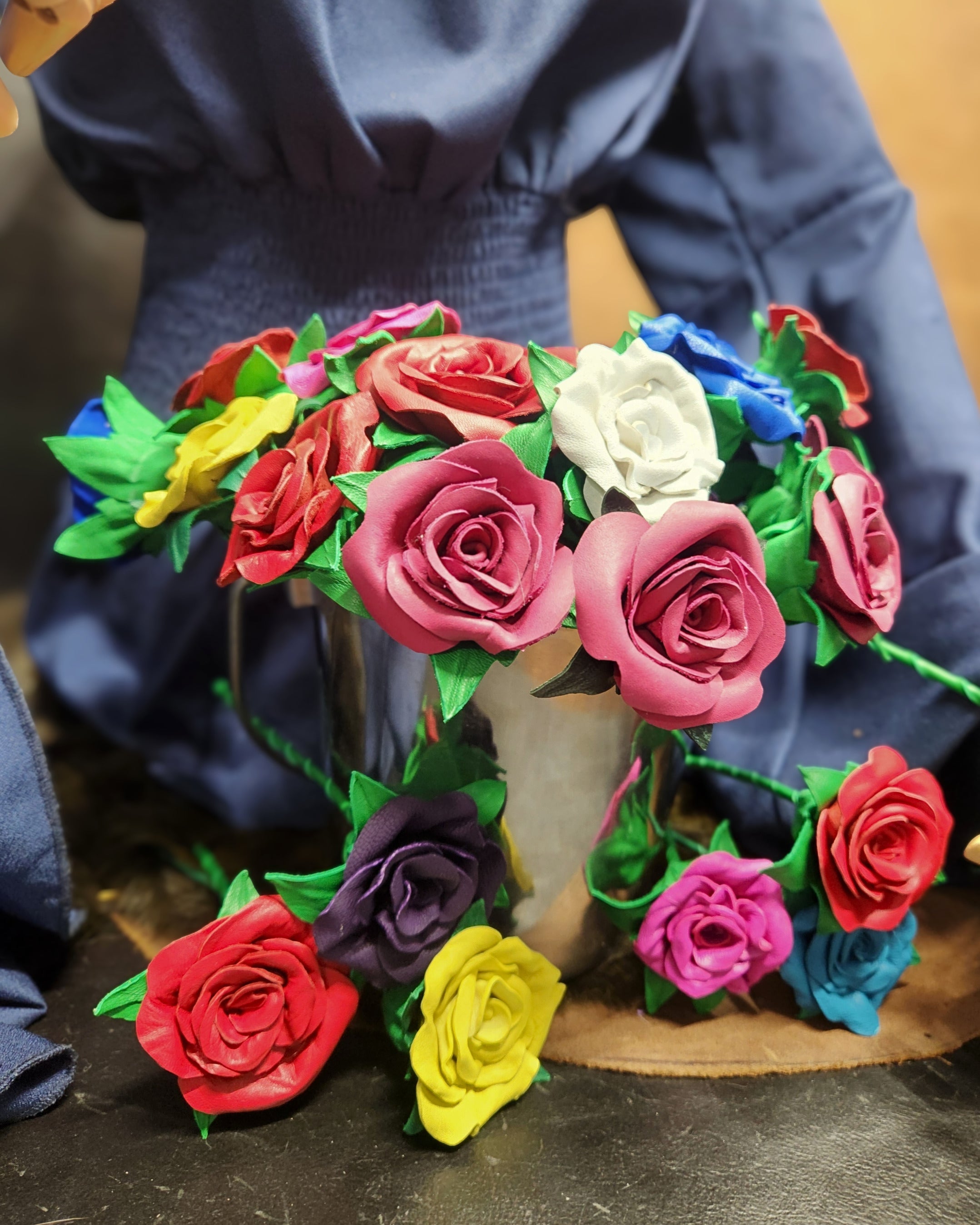 Leather Roses