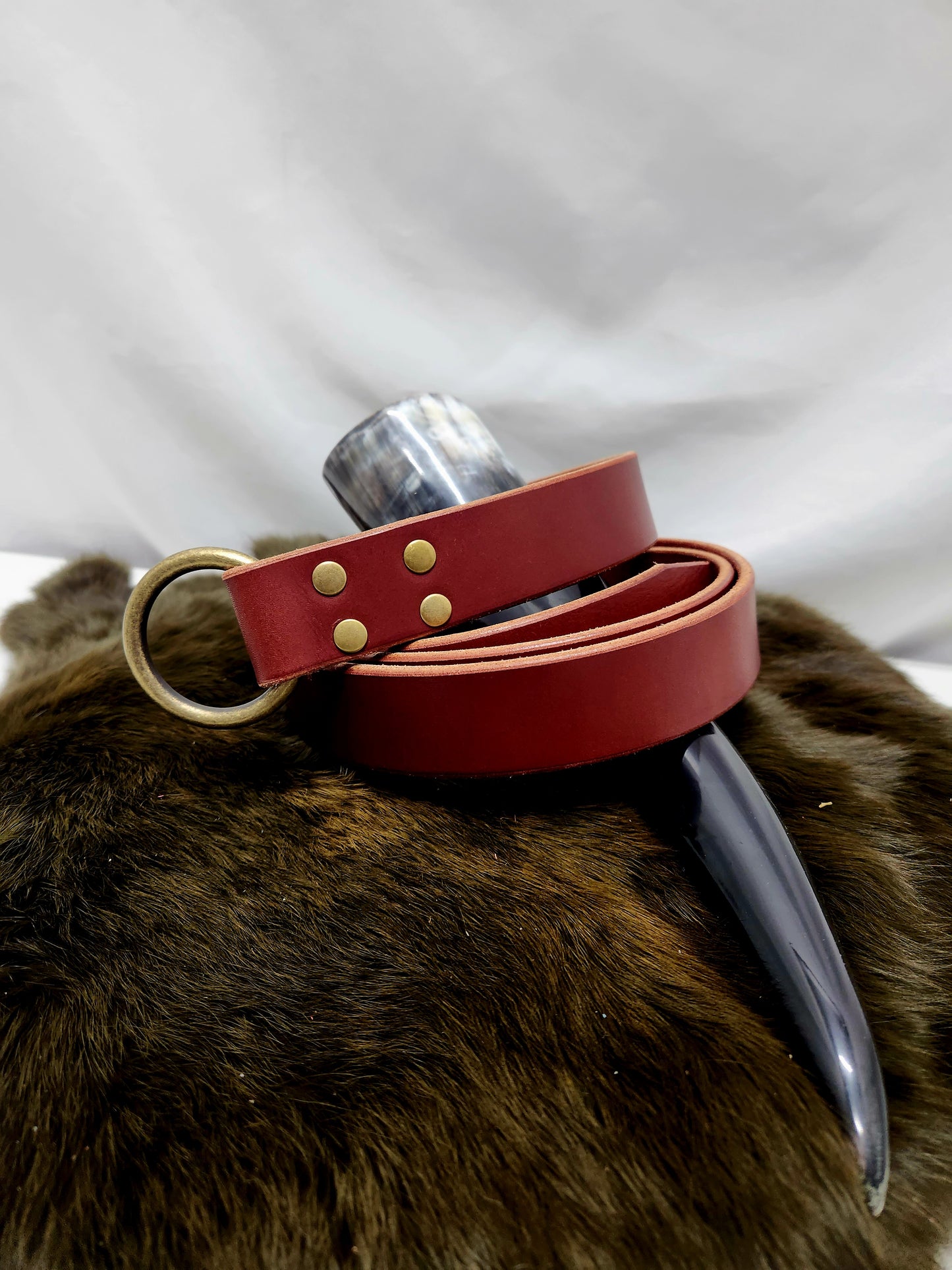Leather Ring Belts