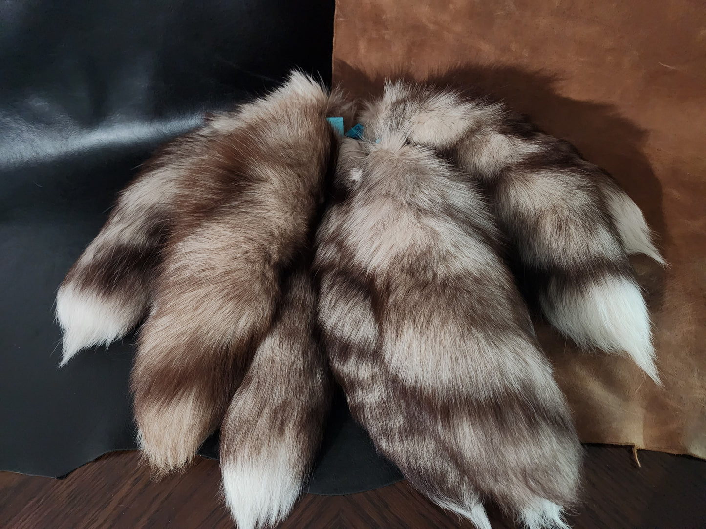 Fox Tail Keychains