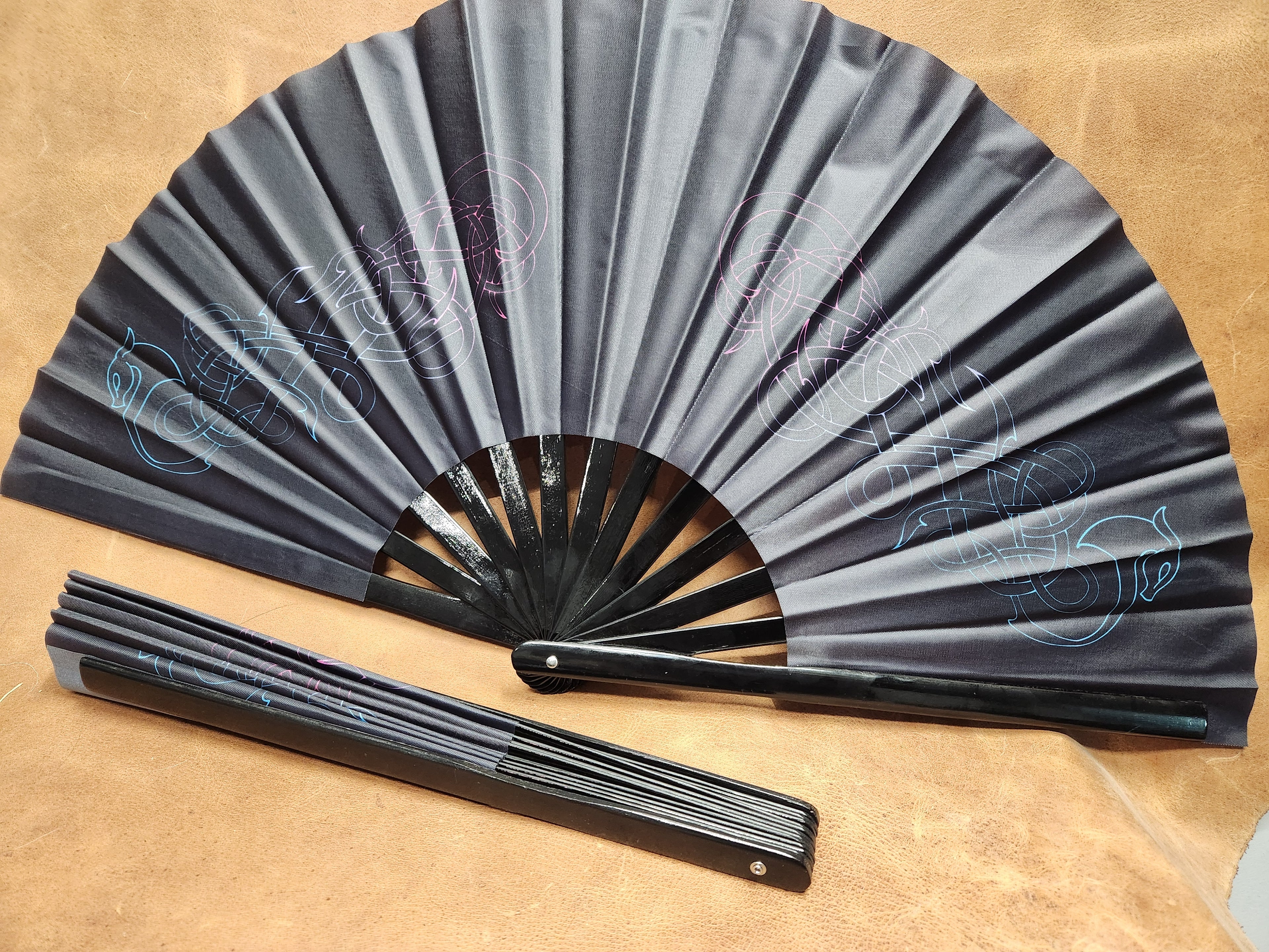 Rabid Llama Clacker Fan (with or without leather holster)