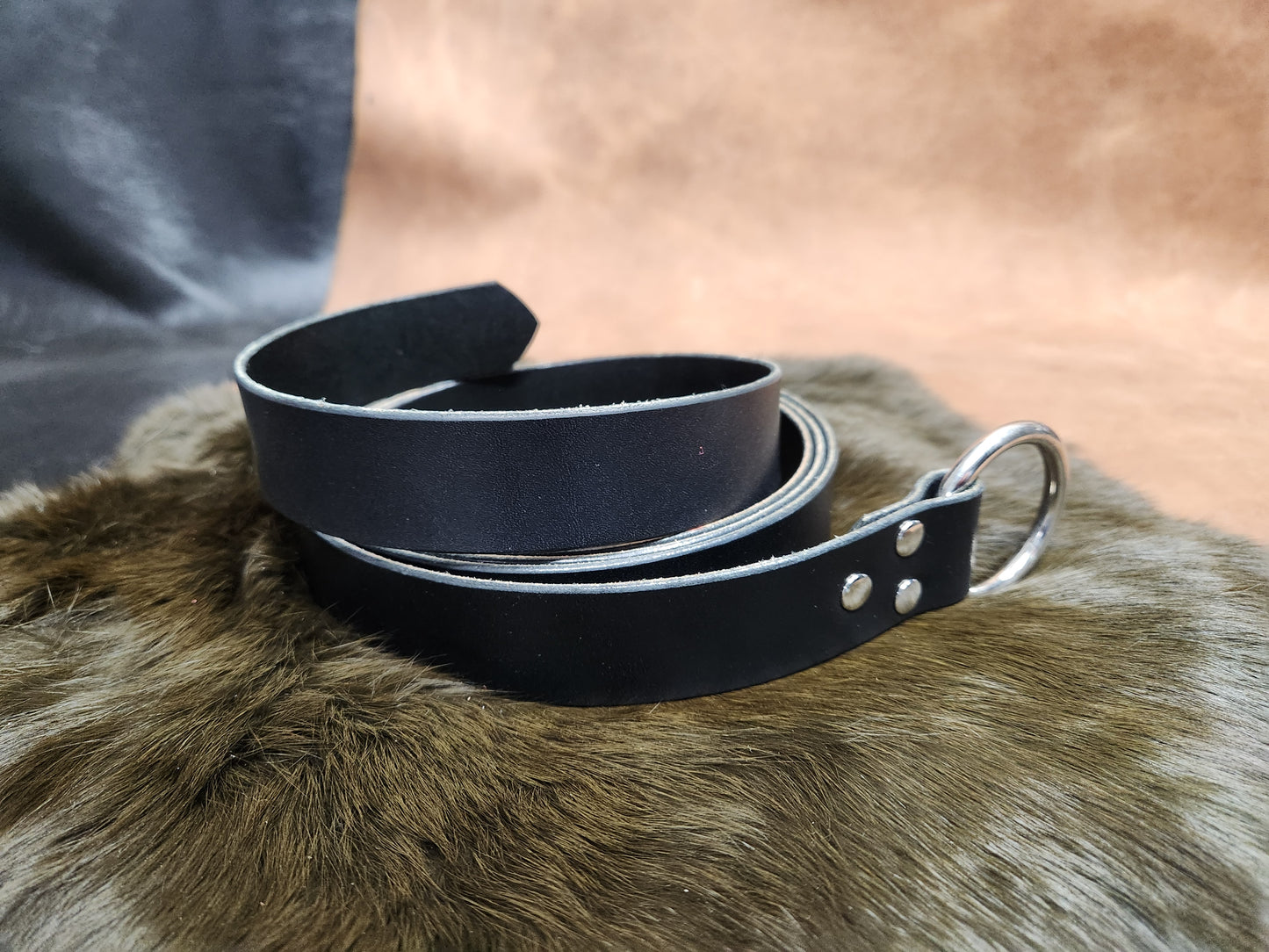 Leather Ring Belts