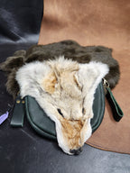 Colorful Leather Bags with Fur Faces, Belt Bag or Sporrin