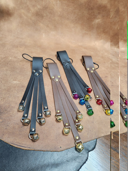 Leather Strap Witch Bells, Bells for Belt for Renaissance Festival