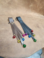Leather Strap Witch Bells, Bells for Belt for Renaissance Festival