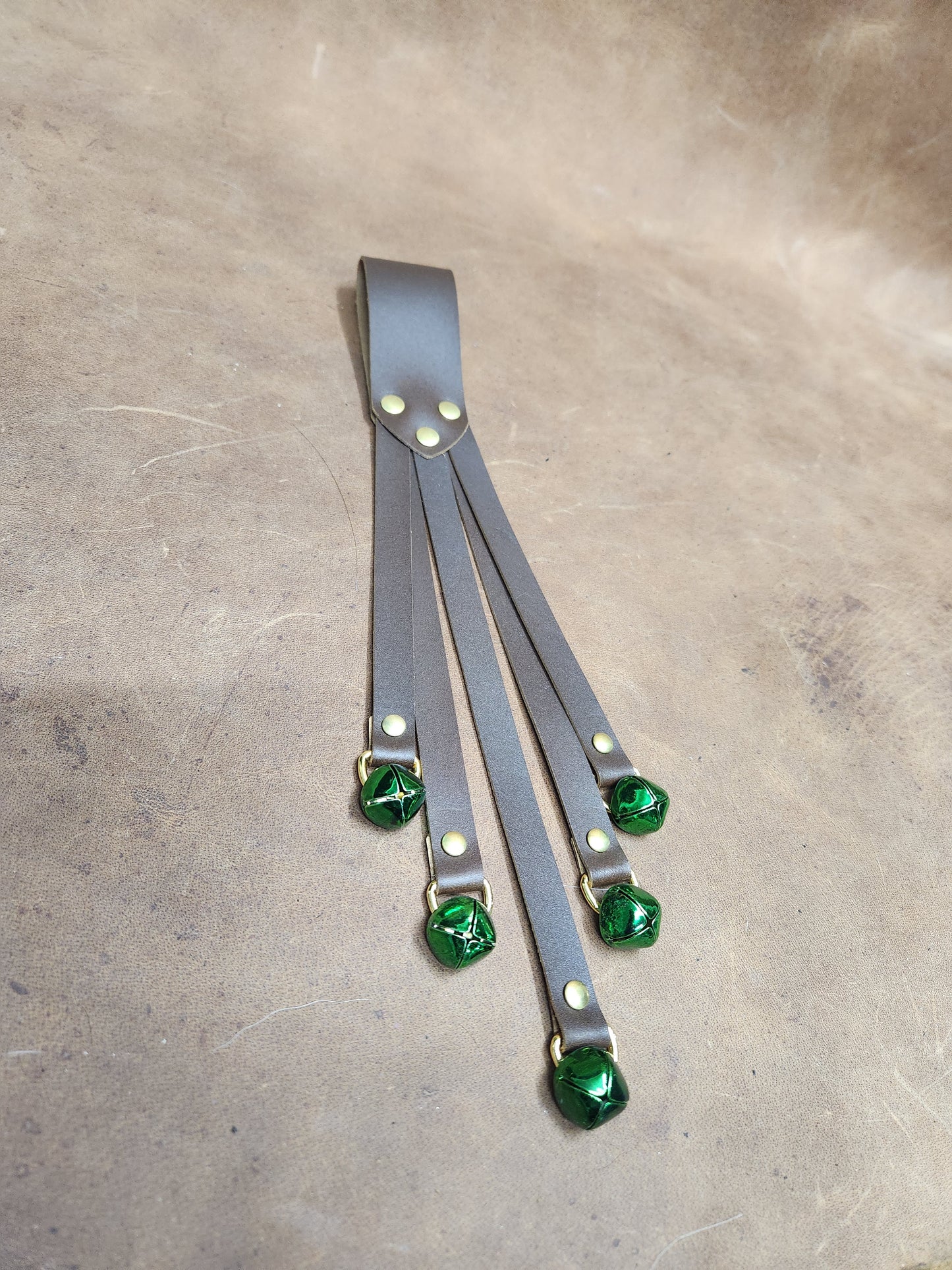 Leather Strap Witch Bells, Bells for Belt for Renaissance Festival