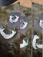 Mink Jaw Bone Earrings