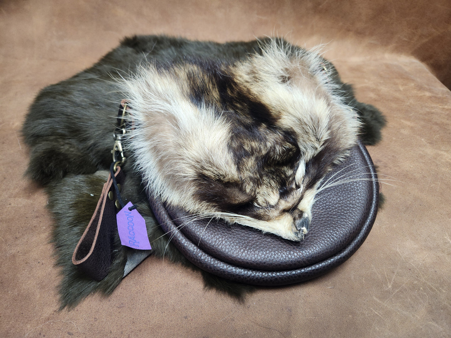 Leather Bags with Fur Faces, Belt Bag or Sporrin