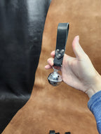 Leather Strap Single Sleigh Bell, Bells for Belt for Renaissance Festival