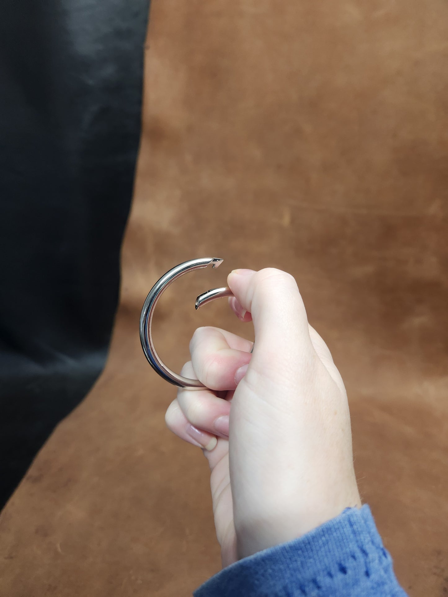 Leather Strap Single Sleigh Bell, Bells for Belt for Renaissance Festival