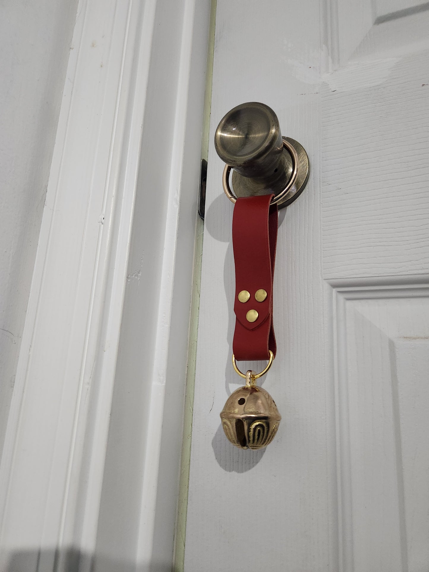 Leather Strap Single Sleigh Bell, Bells for Belt for Renaissance Festival