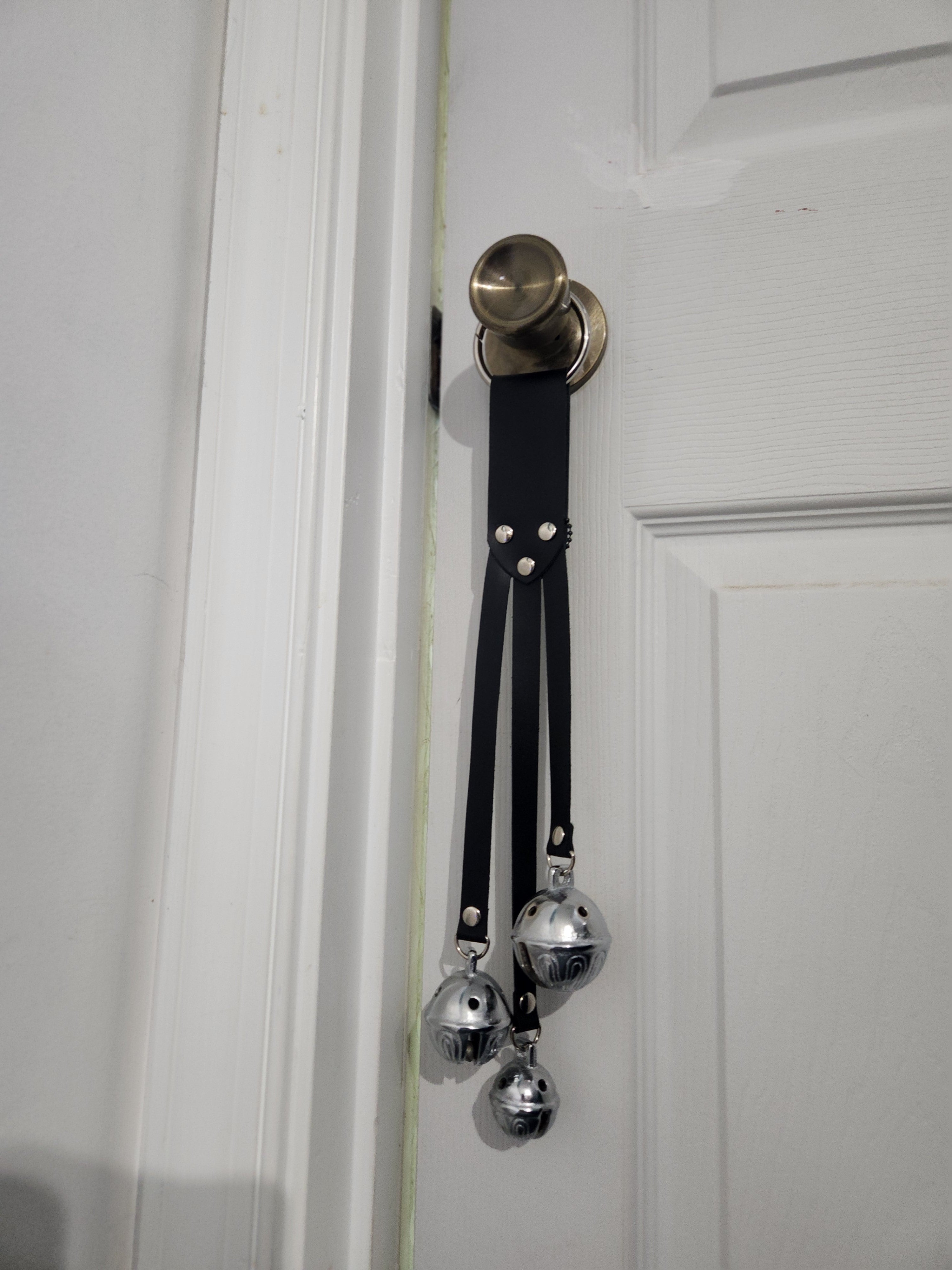 Leather Strap Sleigh Bells, Bells for Belt for Renaissance Festival