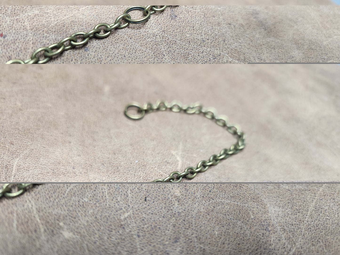 Coyote Skull, Stone and Wood Bead Necklace