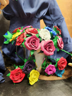 Real Leather Roses