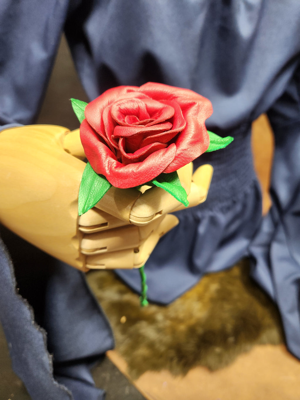 Real Leather Roses