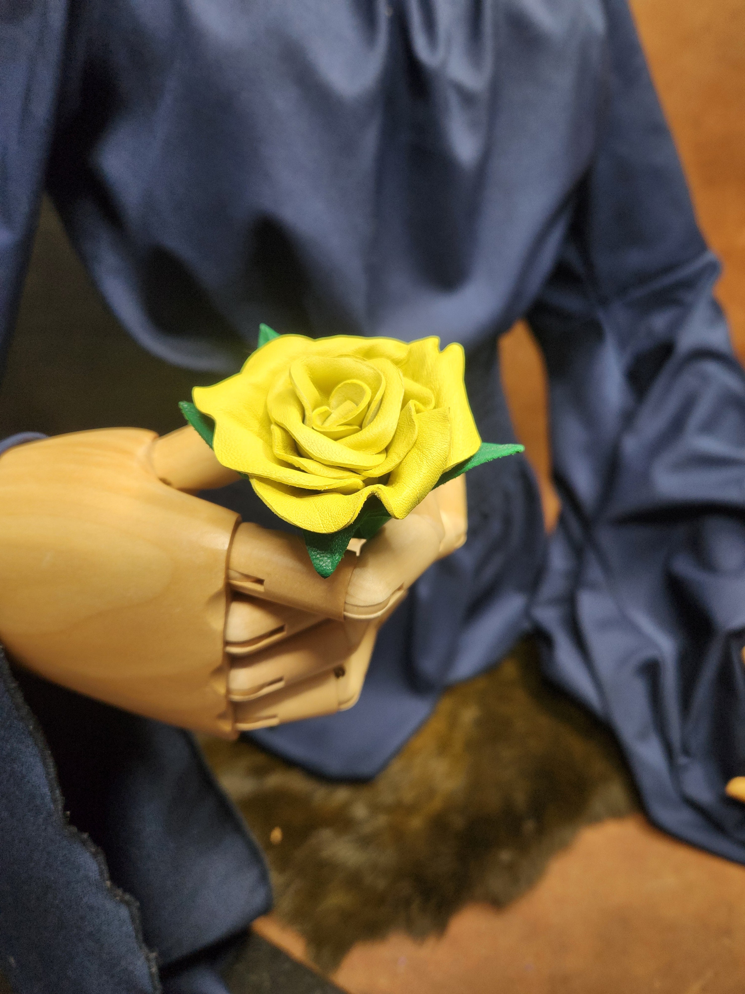 Real Leather Roses