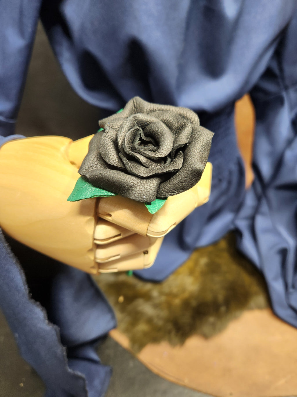 Real Leather Roses
