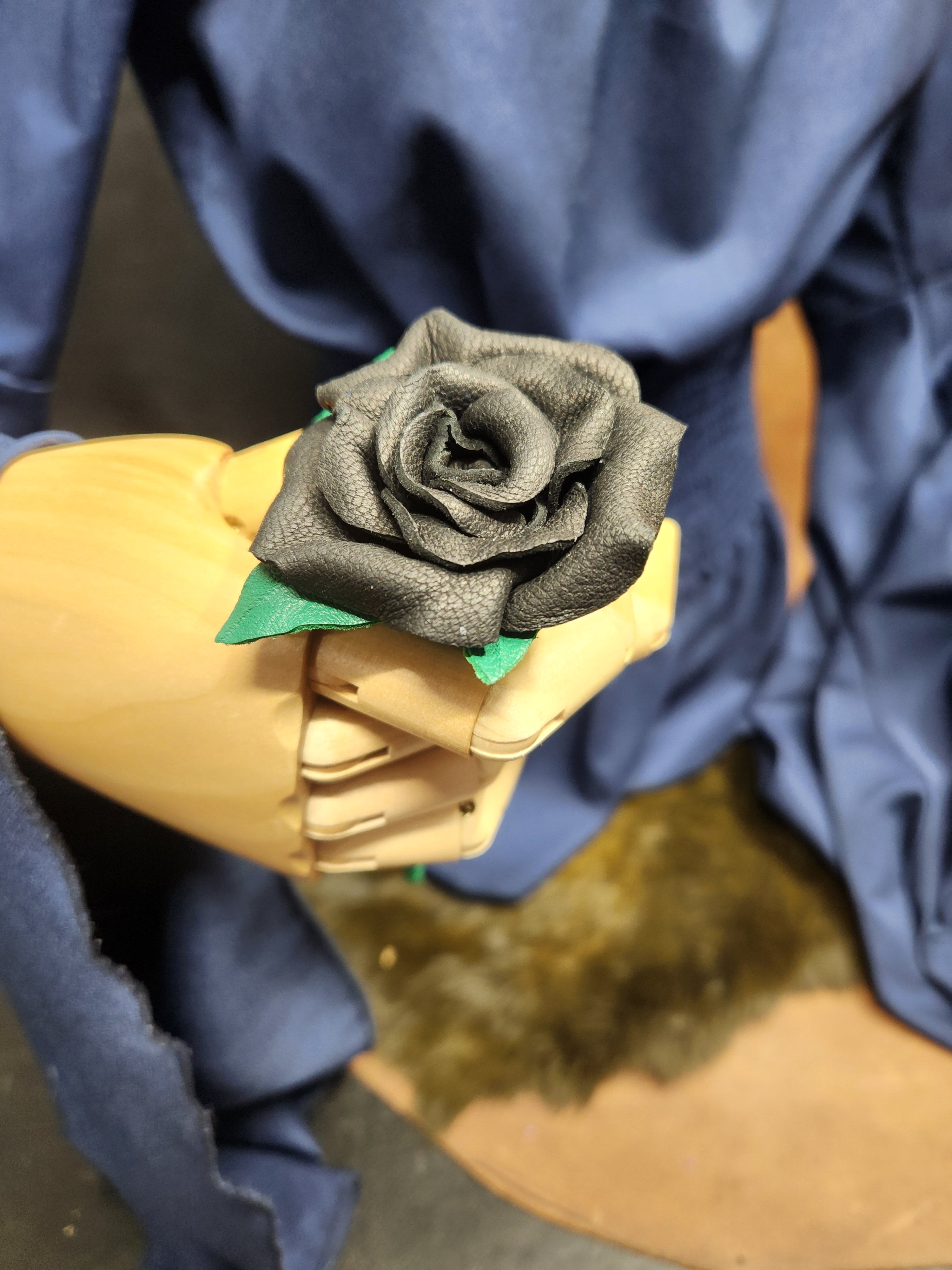 Real Leather Roses
