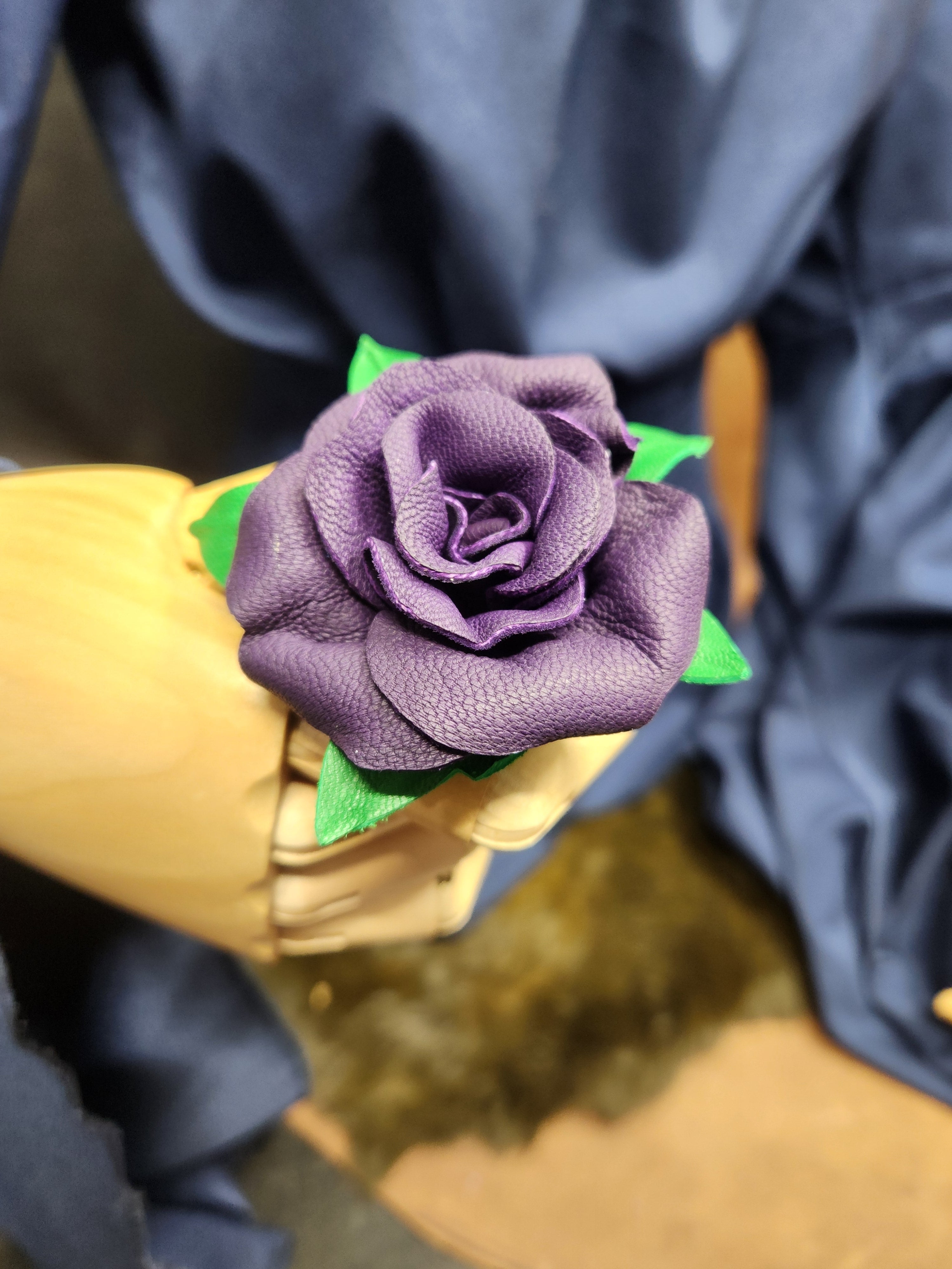 Real Leather Roses