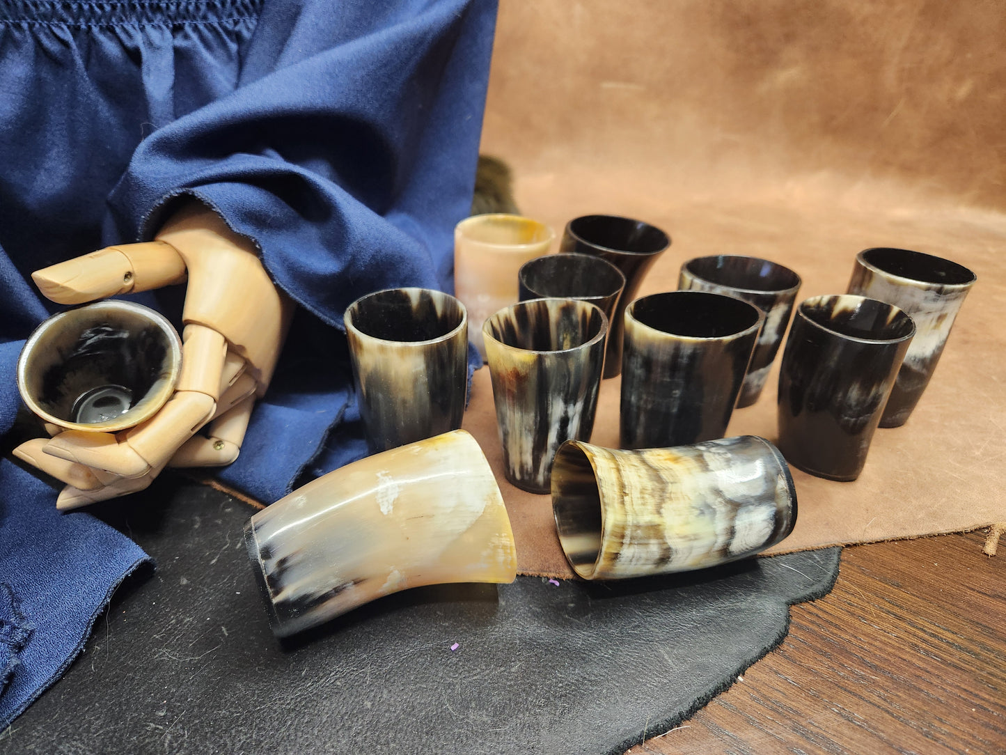Real Horn Shot Glasses