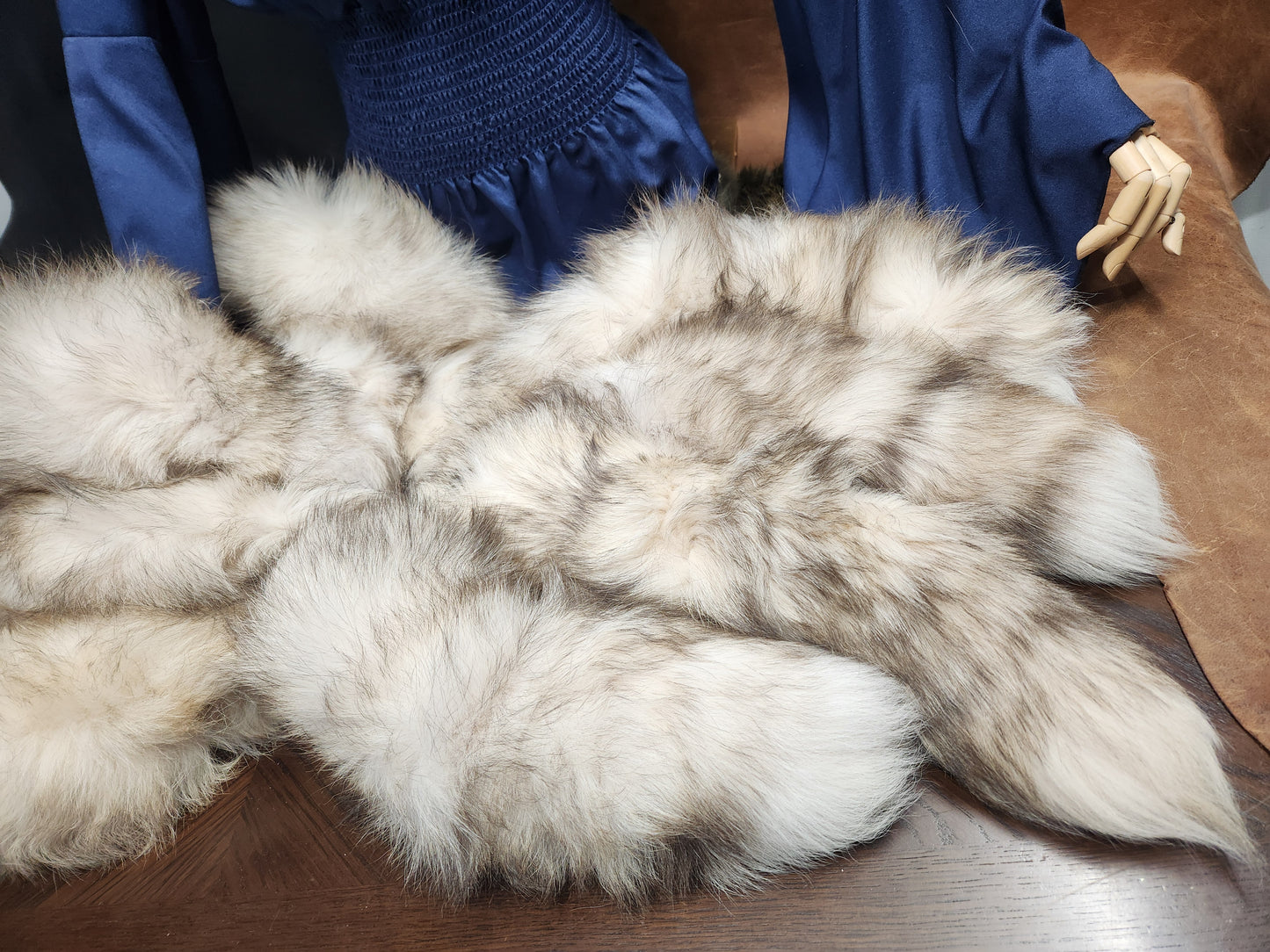 Fox Tail Keychains
