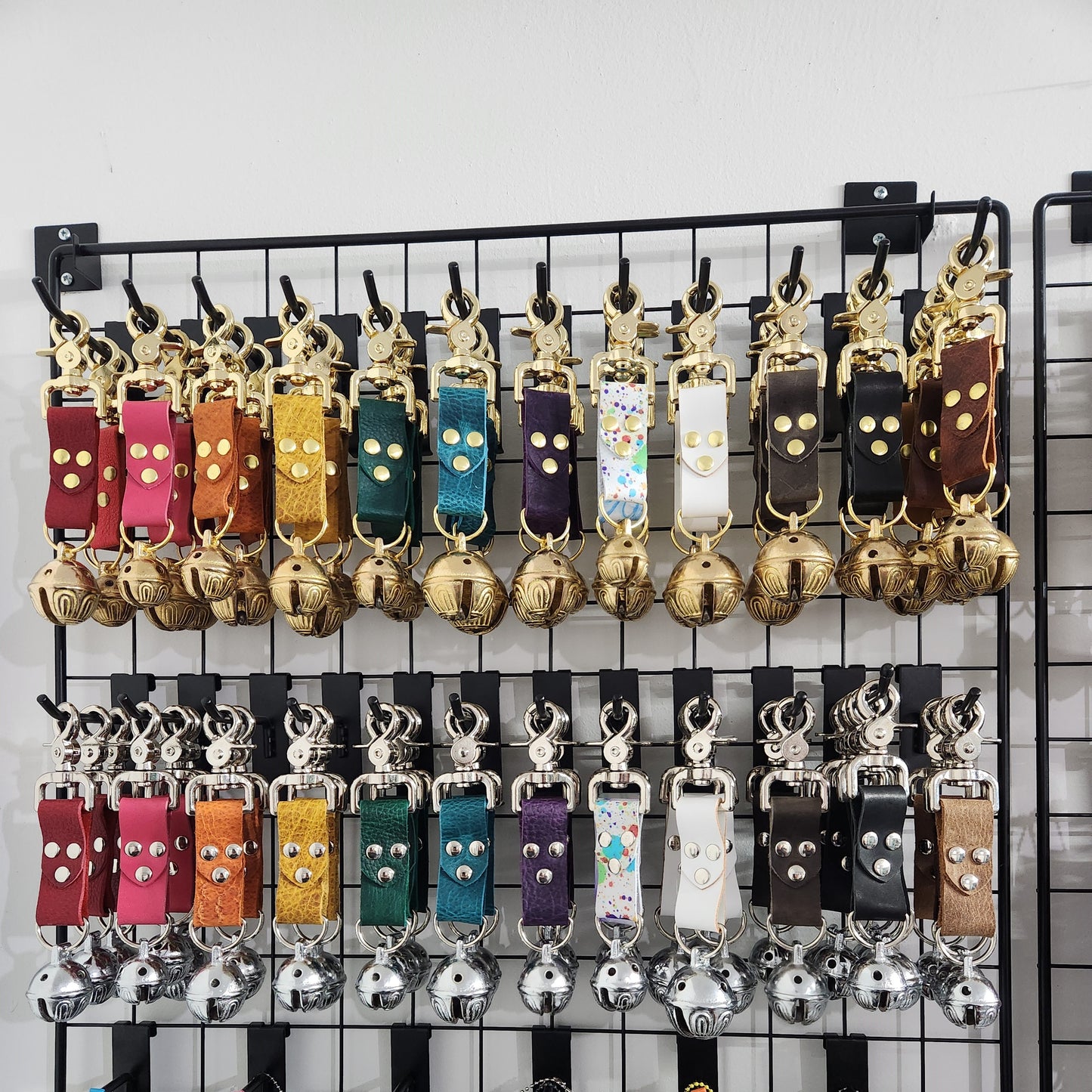 Hook Bell with Leather Strap Sleigh Jingles