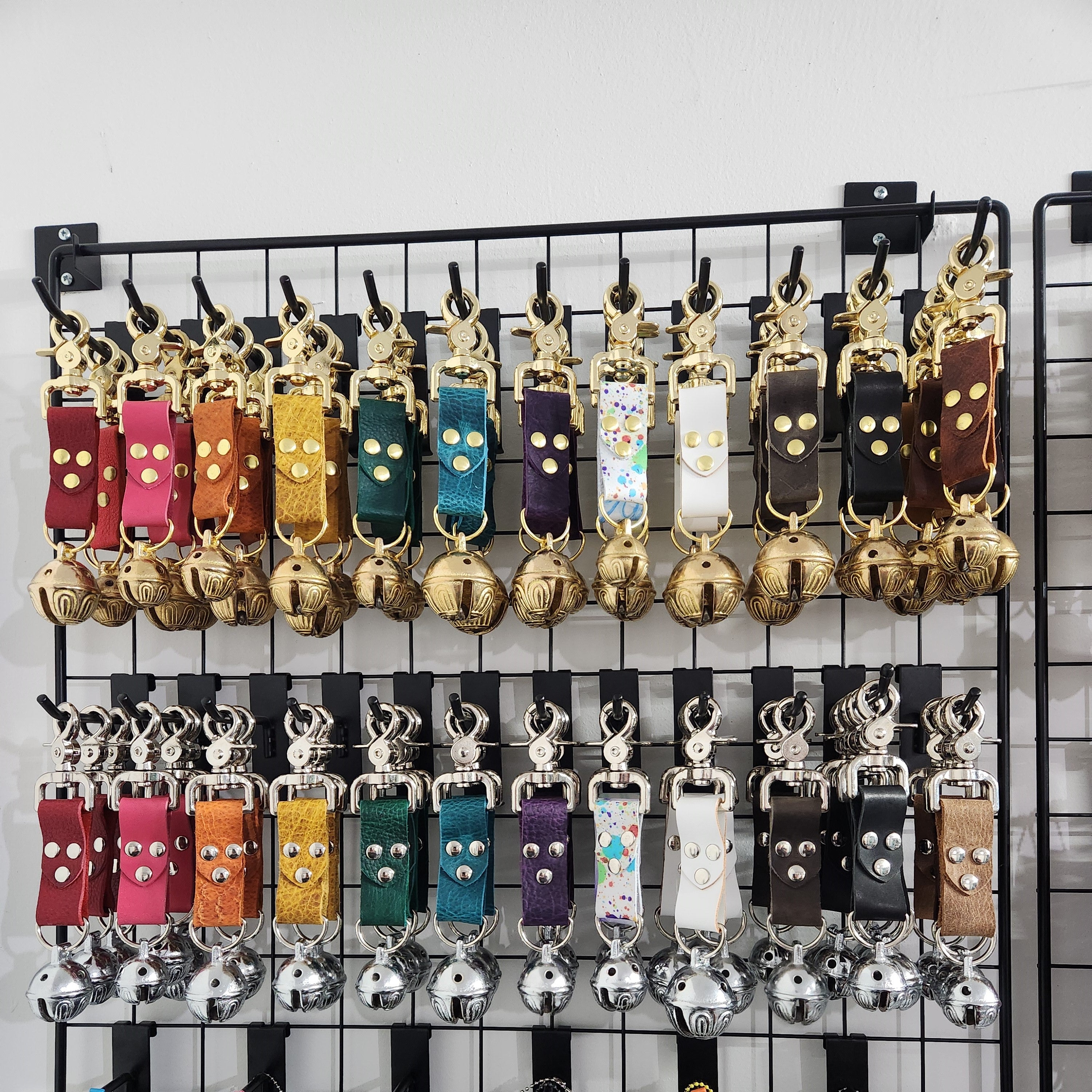 Hook Bell with Leather Strap Sleigh Jingles