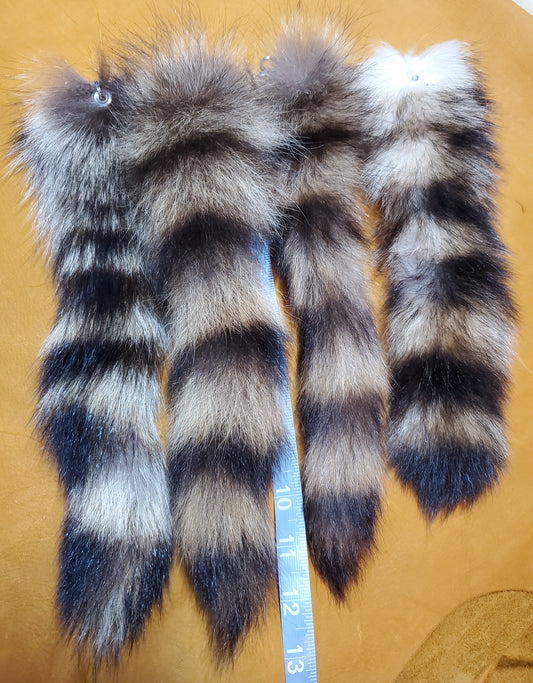 Raccoon Tail Keychain