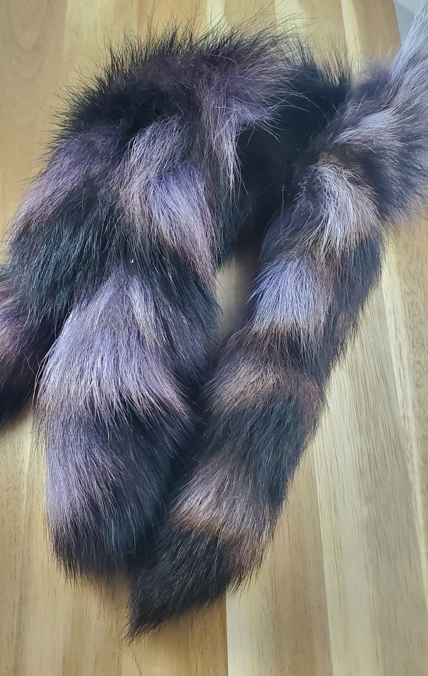 Raccoon Tail Keychain