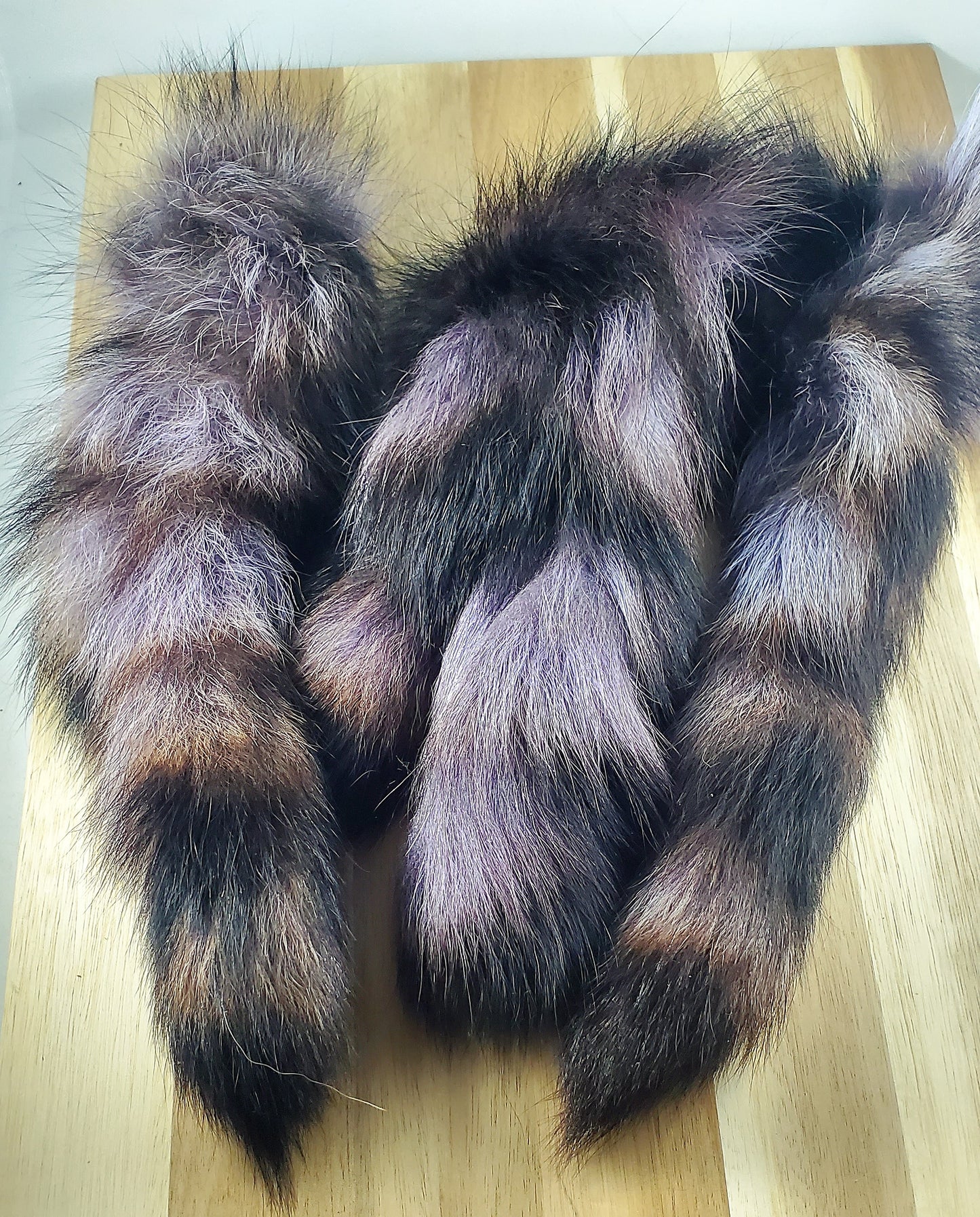 Raccoon Tail Keychain