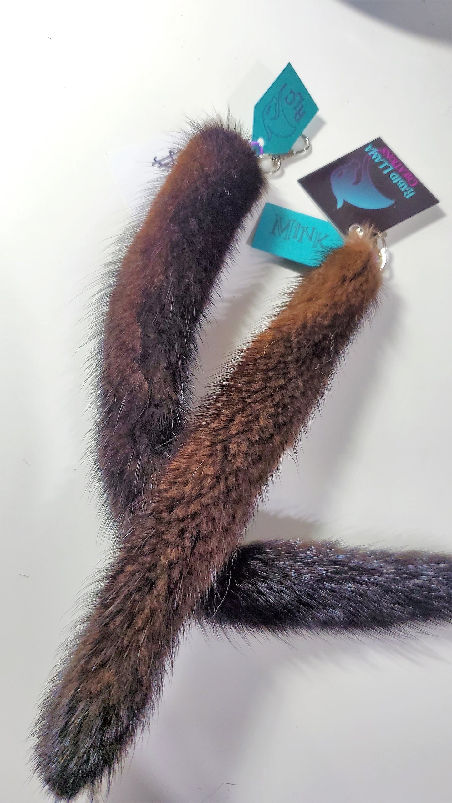 Mink Tail Keychains