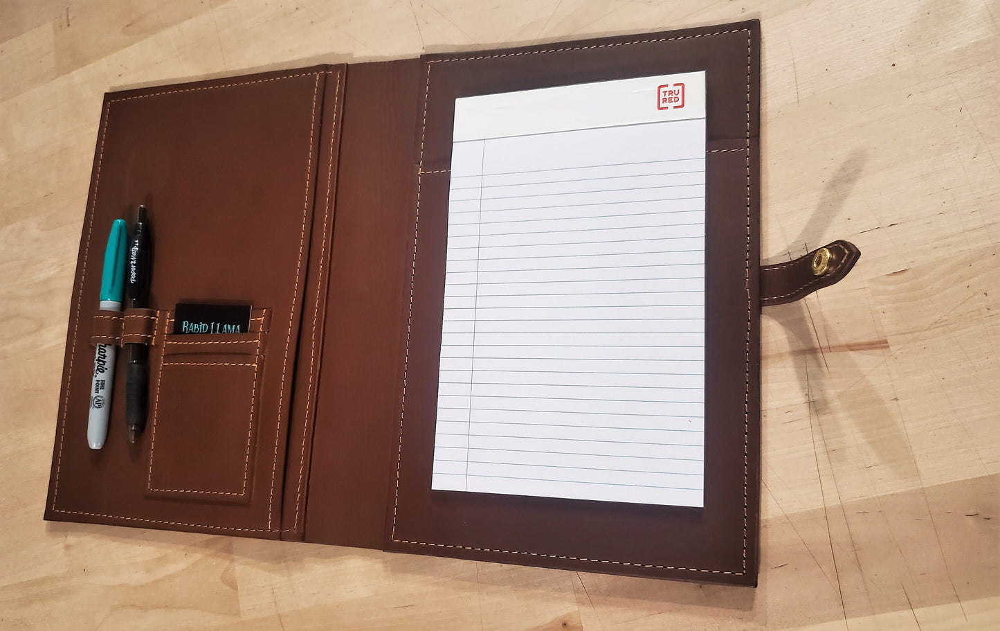 Leather Portfolio, Handmade Genuine Leather Binder Organizer for Business Meetings, Journaling, Organizing, Special Gift