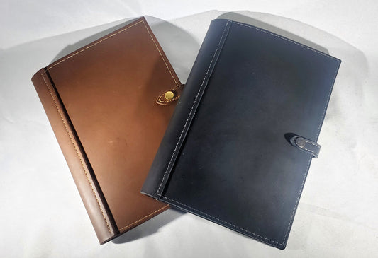 Leather Portfolio, Handmade Genuine Leather Binder Organizer for Business Meetings, Journaling, Organizing, Special Gift